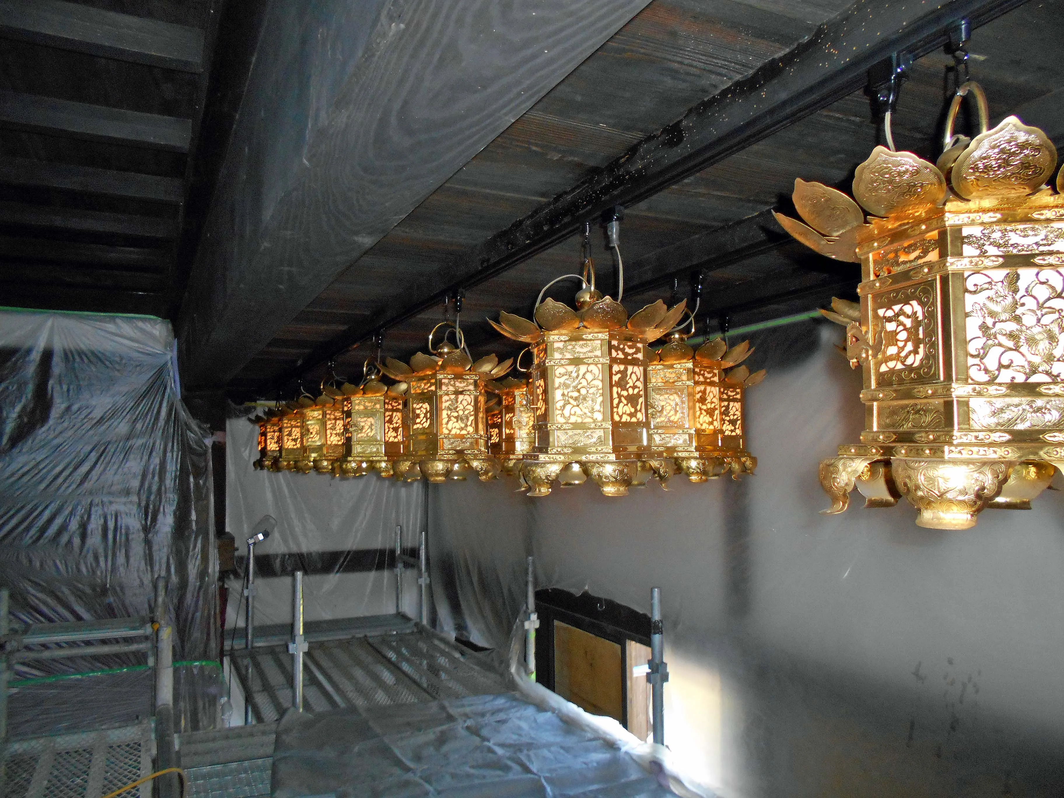 文化財建造物 寺本堂電気設備設計施工